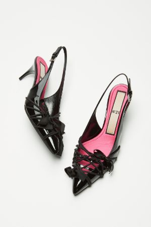 Bow Embellished Slingback Pumps N 21 Official Online Store