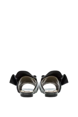 bow flat sandals