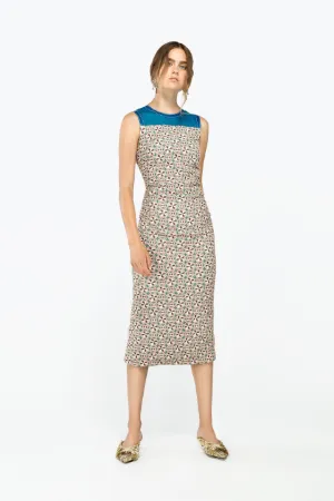 brocade bodycon dress