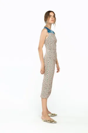 brocade bodycon dress