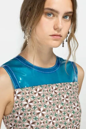 brocade bodycon dress