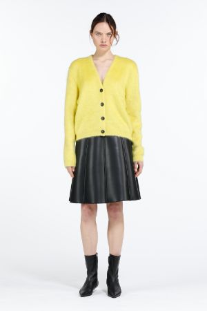 Brushed Cardigan in yellow N 21 Official Online Store