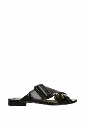 buckled sandals