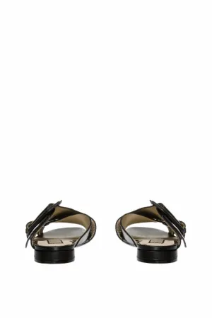 buckled sandals