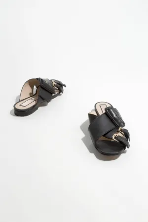 buckled sandals