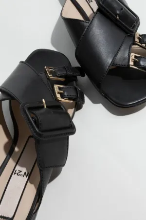 buckled sandals
