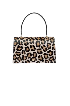 calf hair top handle alice bag