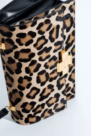 calf hair top handle alice bag
