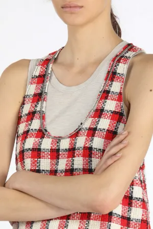 chain-embellished vest top