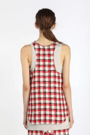 chain-embellished vest top