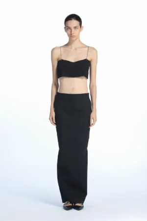 Chain-Strap Cropped Top