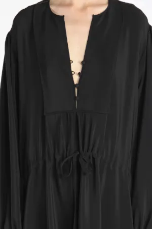 chain-trim dress