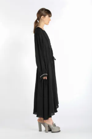 chain-trim dress