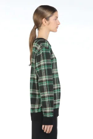 Checked sweater