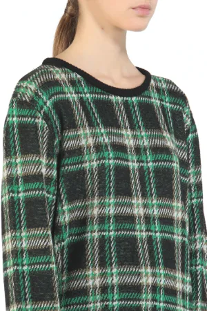 Checked sweater