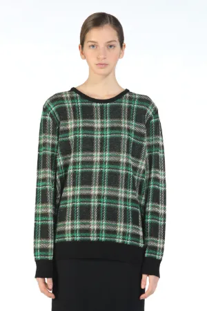 Checked sweater