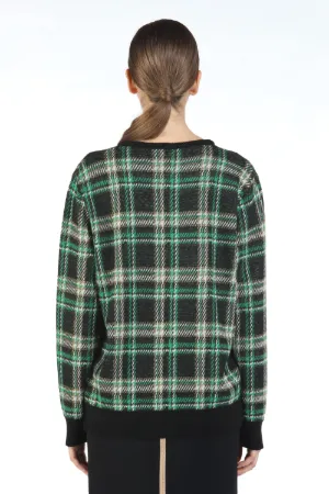 Checked sweater