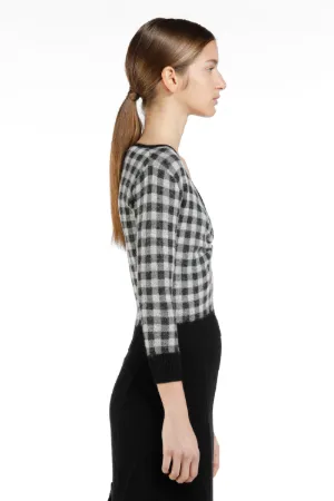 Checked Sweater