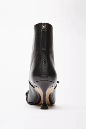 Chunky Chain-Embellished Ankle Boots