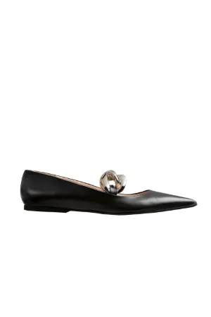 embellished ballerina flats
