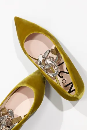 yellow gold flats