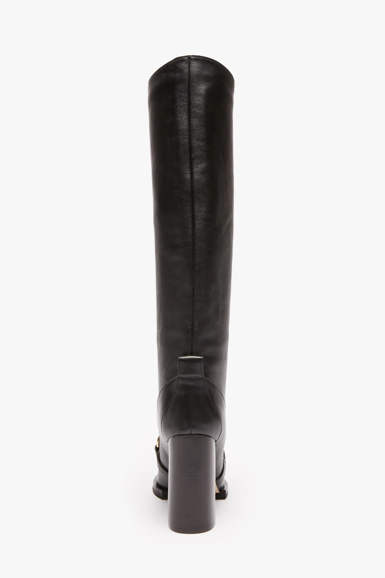 chain knee high boots