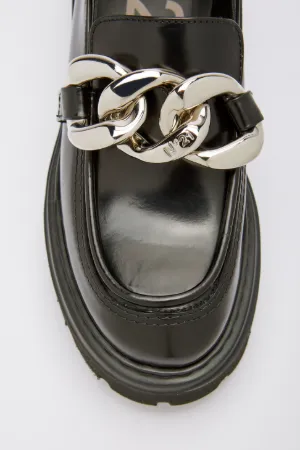 Chunky Chain-Embellished Loafers