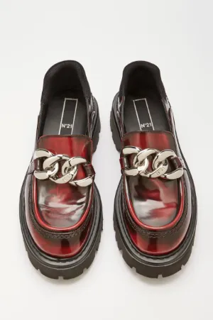 Chunky Chain-Embellished Loafers