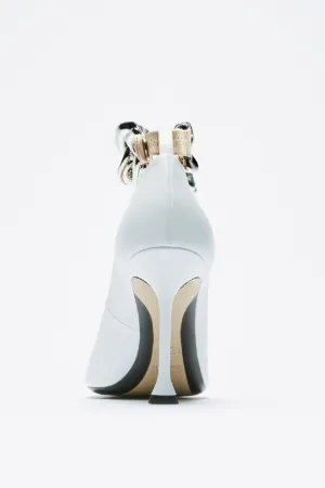 Chunky Chain-Embellished Pumps