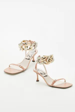 Chunky Chain-Embellished Sandal