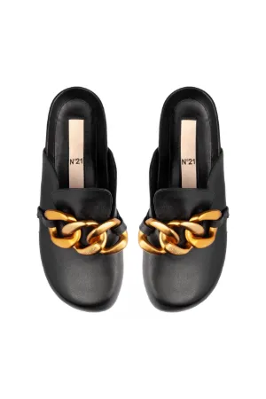Chunky Chain-Embellished Slides