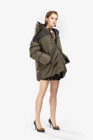 colour-block padded jacket