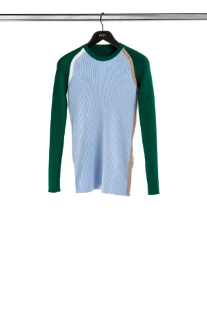 colour-block tank top sweater