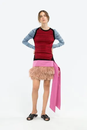 colour-block tank top sweater