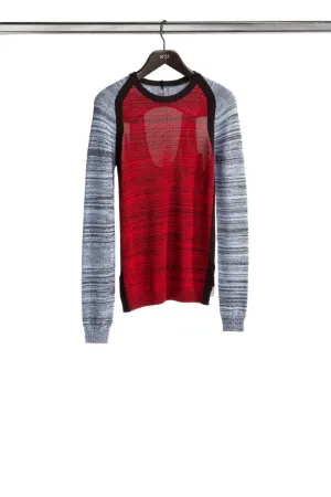 colour-block tank top sweater