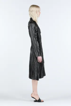 Crease-Effect Dress