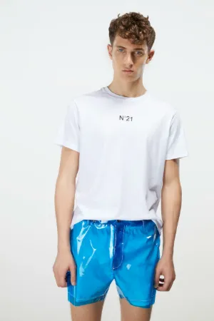 crew neck logo-print t-shirt