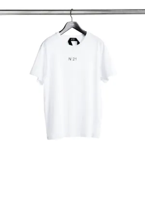 crew neck logo-print t-shirt