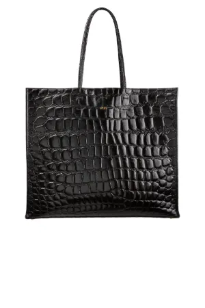Crocodile-Effect Logo Shopper