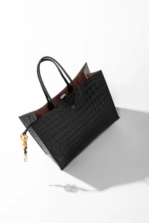 Crocodile-Effect Logo Shopper