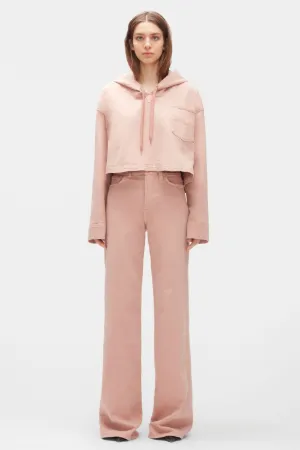 Cropped Hooded Sweatshirt