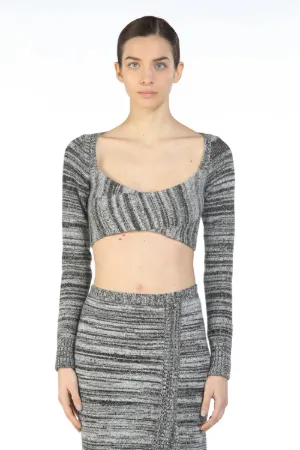 Cropped Knitted Top
