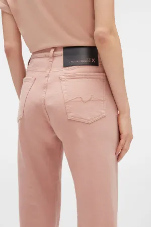 Cropped Straight-Leg Jeans