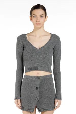 Cropped sweater