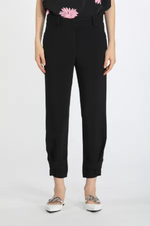 cropped tapered trousers