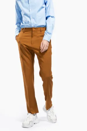 cropped virgin wool pants