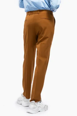 cropped virgin wool pants