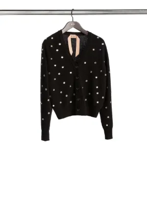 Crystal-Embellished Cardigan