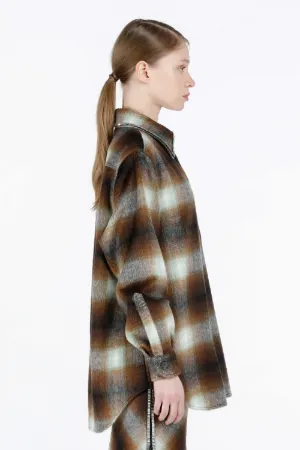 Crystal-Embellished Checked Shirt