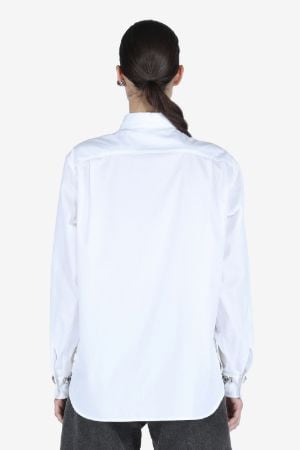 Crystal-Embellished Cotton Shirt